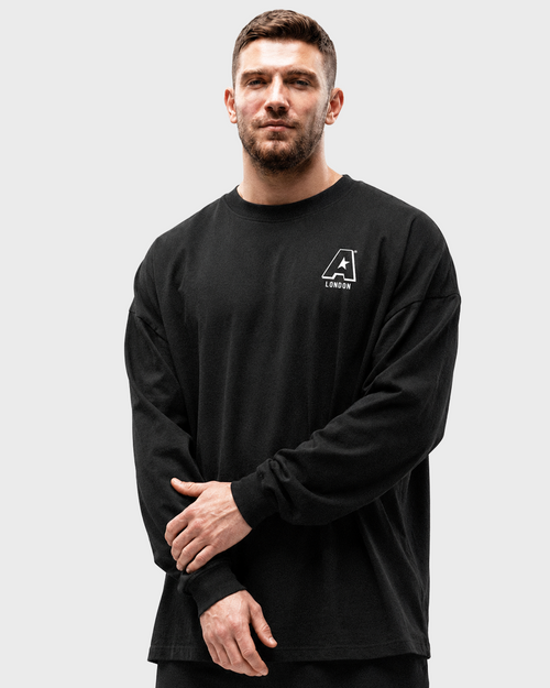 CLASSIC CORE Oversized Long Sleeve 305 g/m² Black