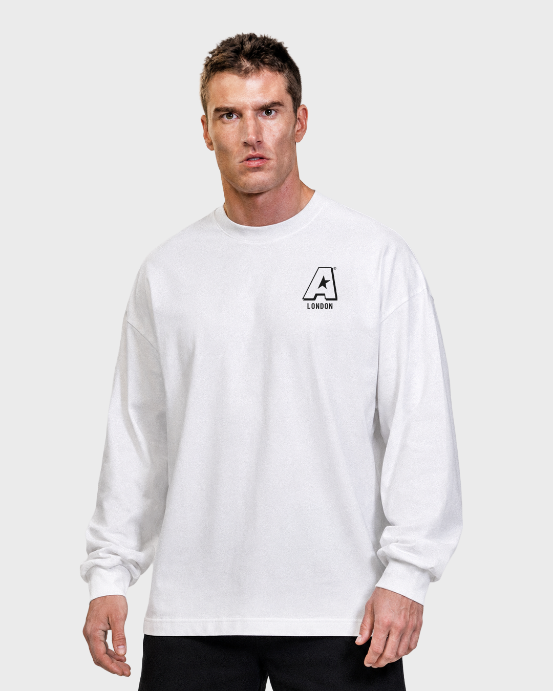CLASSIC CORE Oversized Long Sleeve 305 g/m² White