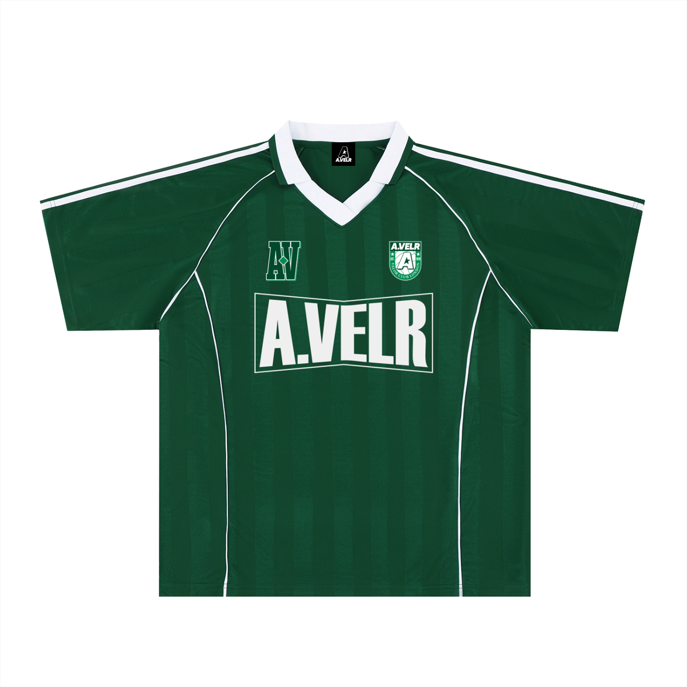 Shadow Stripe Collared Soccer Jersey