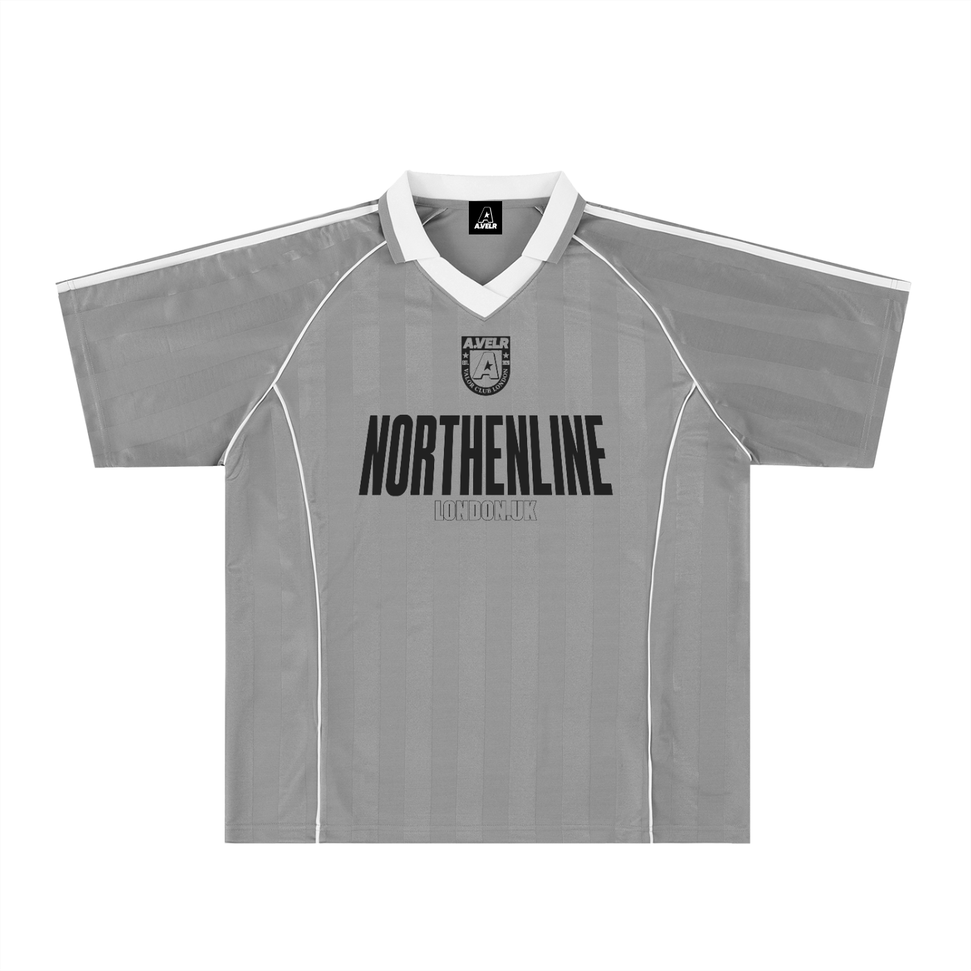 Shadow Stripe Collared Soccer Jersey