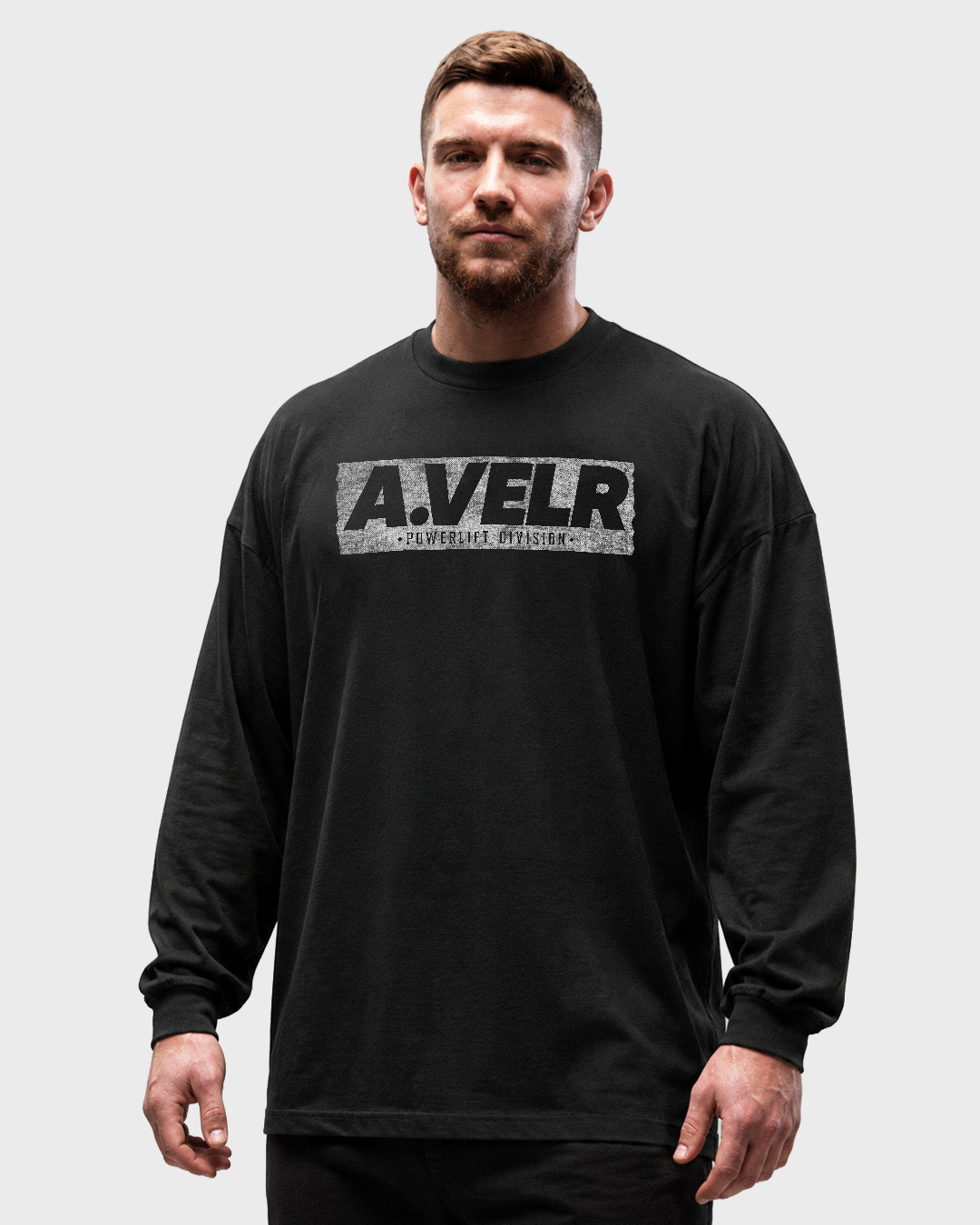 RETRO CLASSIC Long Sleeve T-Shirt Oversized 305 g/m² Black
