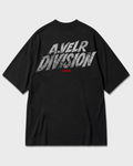 POWER DIVISION Oversized T-shirt 305 g/m² Black