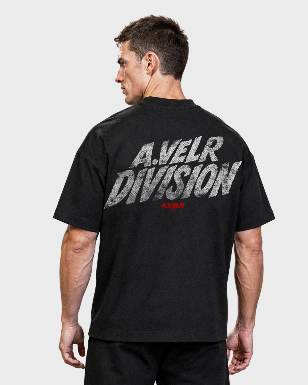 POWER DIVISION Oversized T-shirt 305 g/m² Black