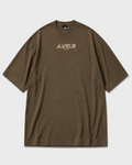 POWER DIVISION Oversized T-shirt 305 g/m² Brown