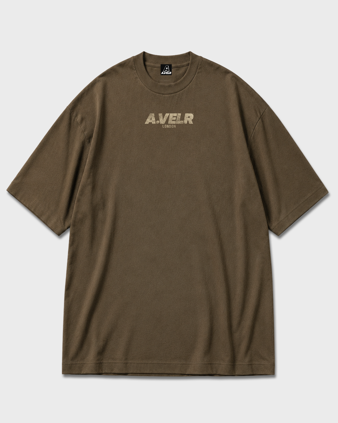 POWER DIVISION Oversized T-shirt 305 g/m² Brown