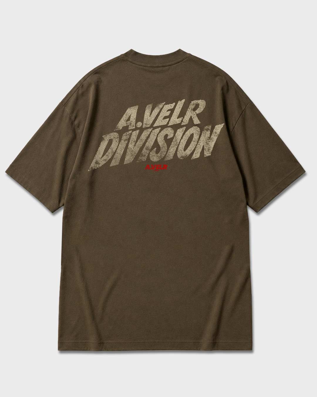 POWER DIVISION Oversized T-shirt 305 g/m² Brown