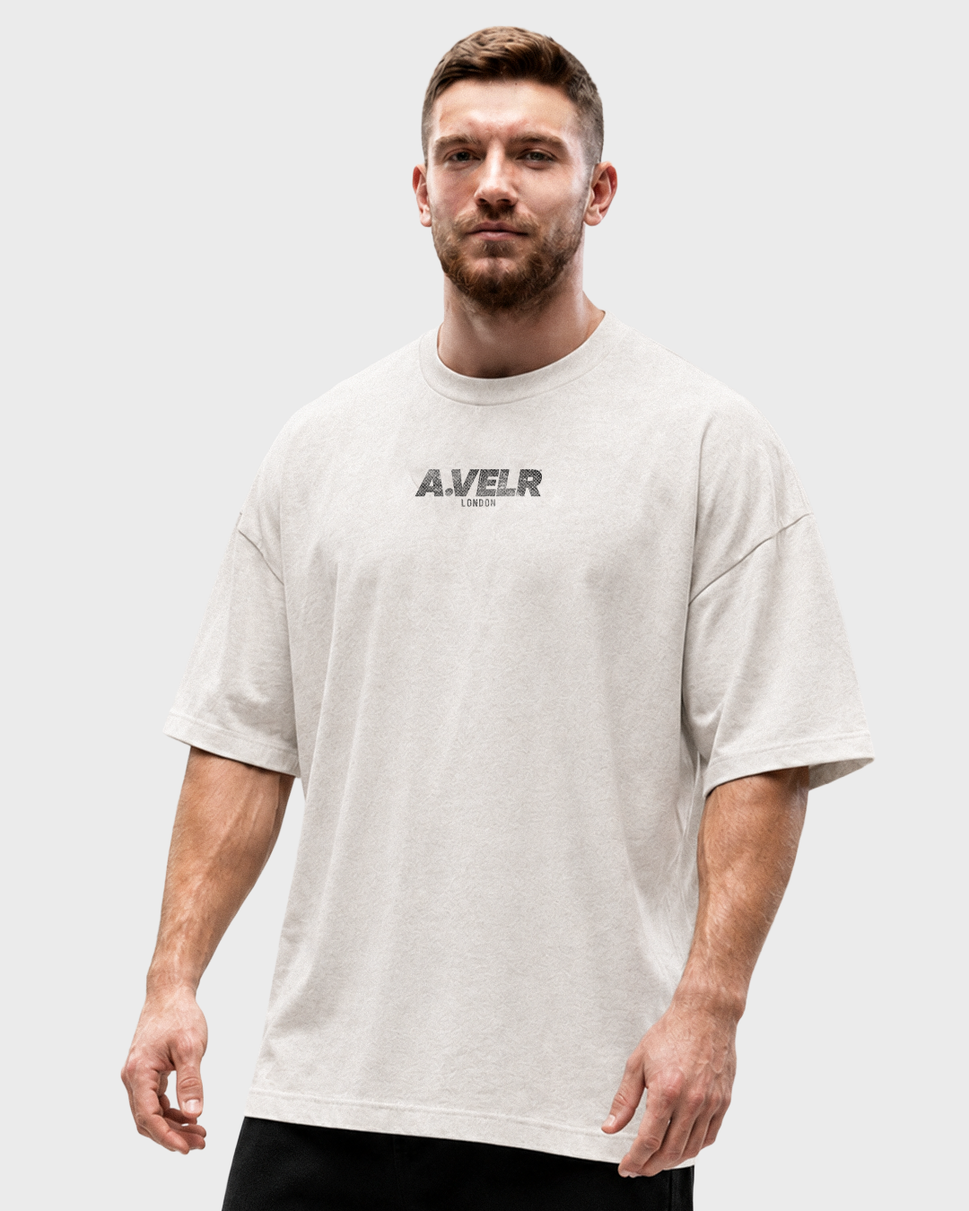 POWER DIVISION Oversized T-shirt 305 g/m² Gray