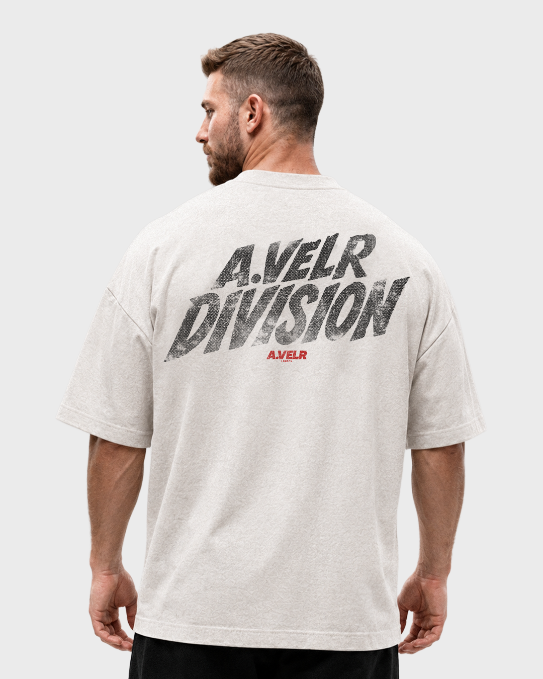 POWER DIVISION Oversized T-shirt 305 g/m² Gray