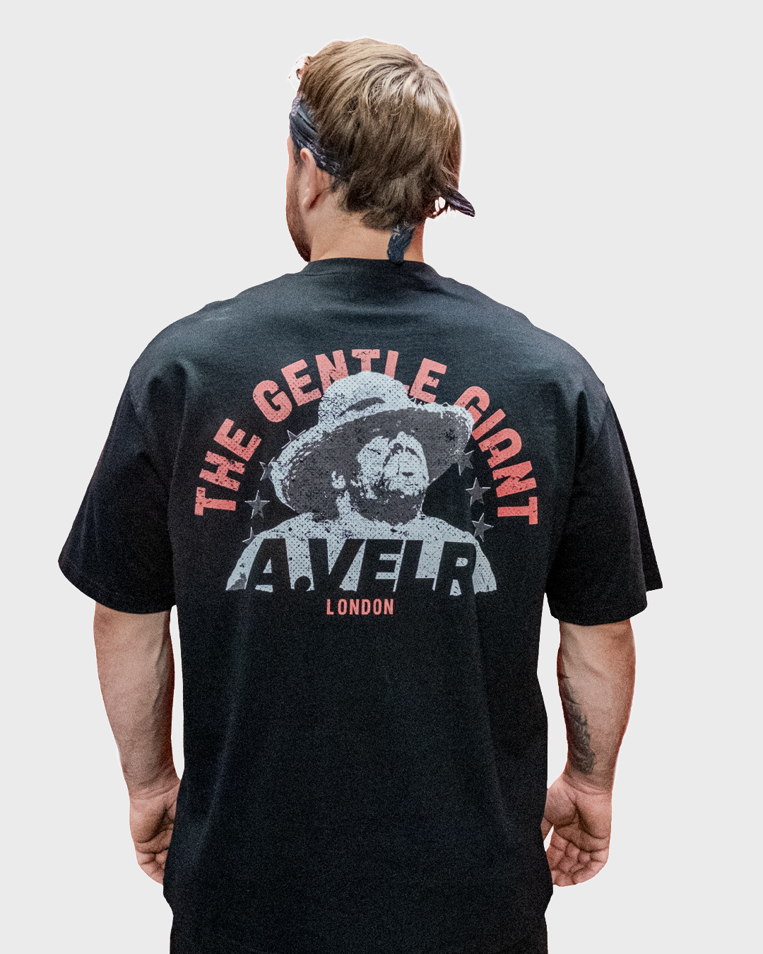 Big Legend Black Streetwear Loose Drop Shoulder T-Shirt