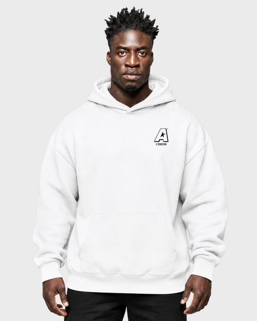 CLASSIC CORE Heavyweight Oversized Hoodie 430 g/m² White