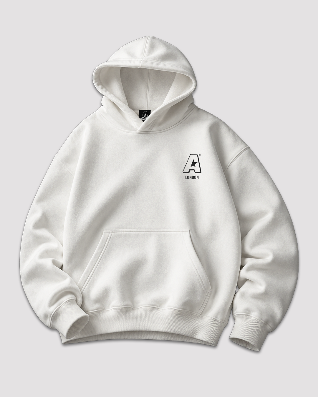 Classic Hoodie A.VELR A.530gr Oversize White