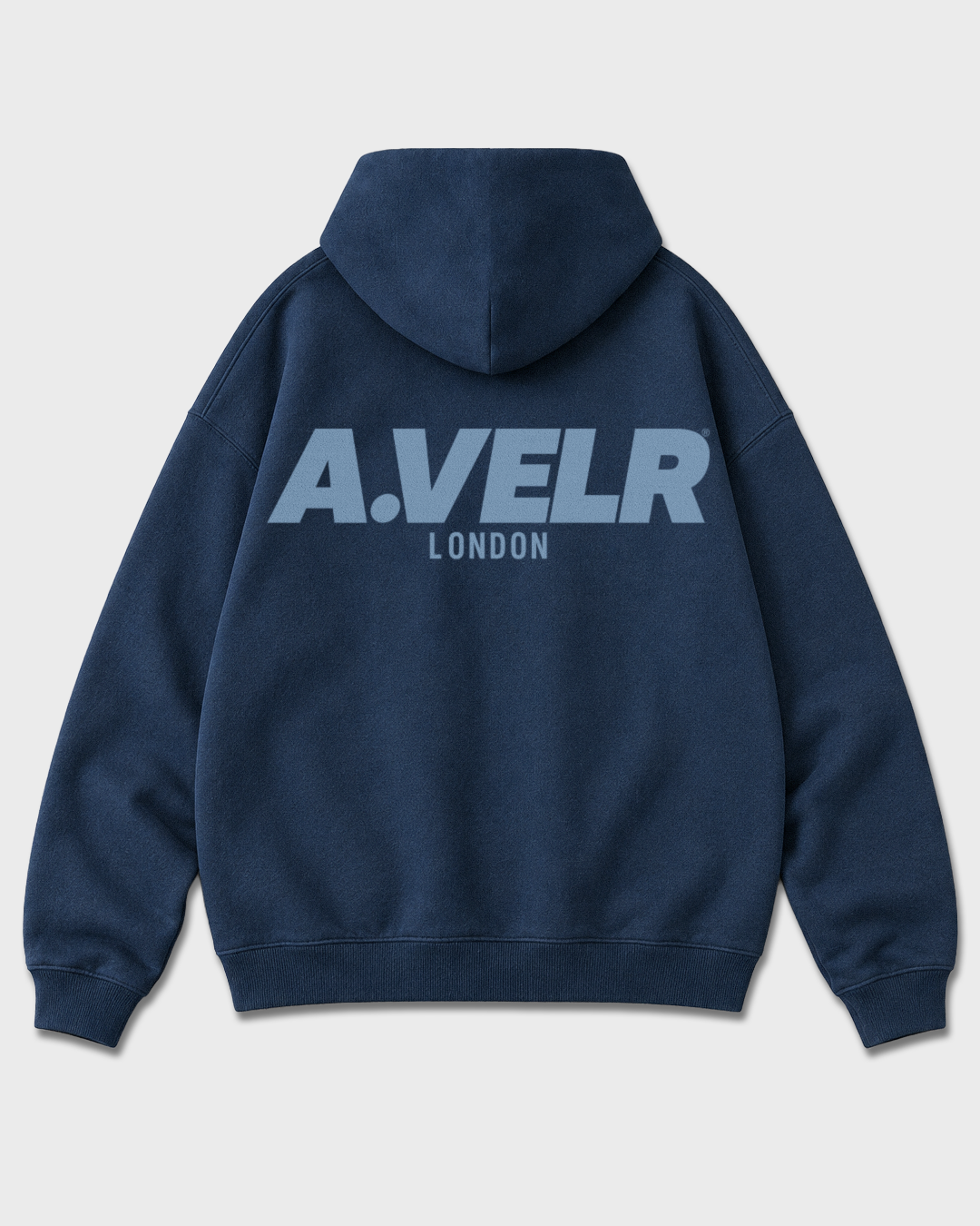 Classic Navy Blue Oversized Heavyweight Hoodie