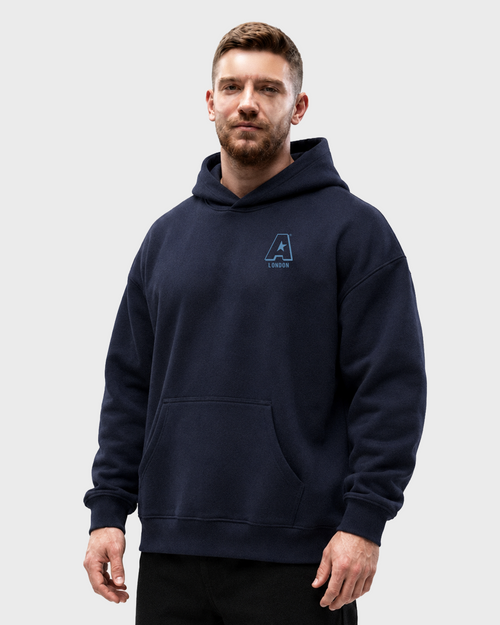 CLASSIC CORE Heavyweight Oversized Hoodie 430 g/m² Navy Blue
