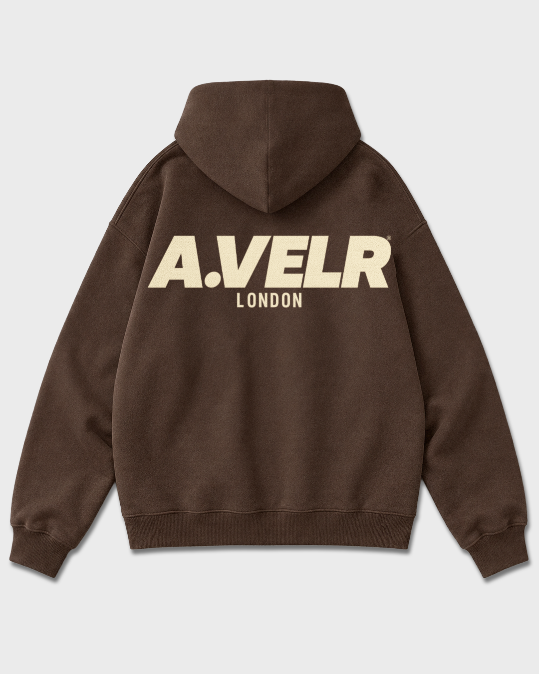 Classic Brown Oversized Heavyweight Hoodie
