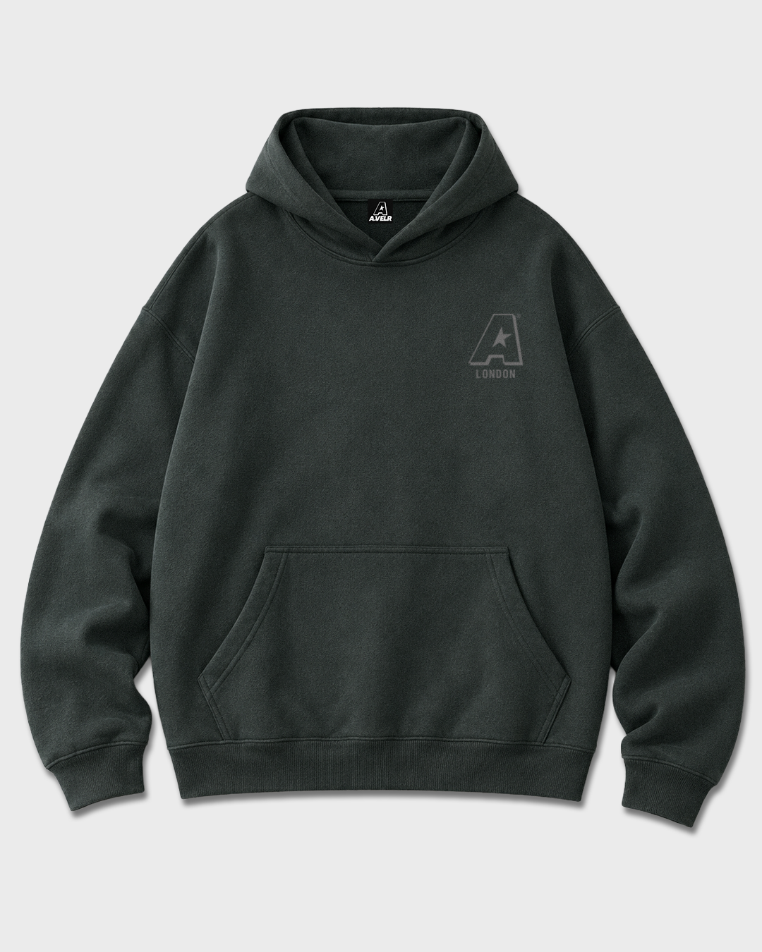 Classic Dark Gray Oversized Heavyweight Hoodie