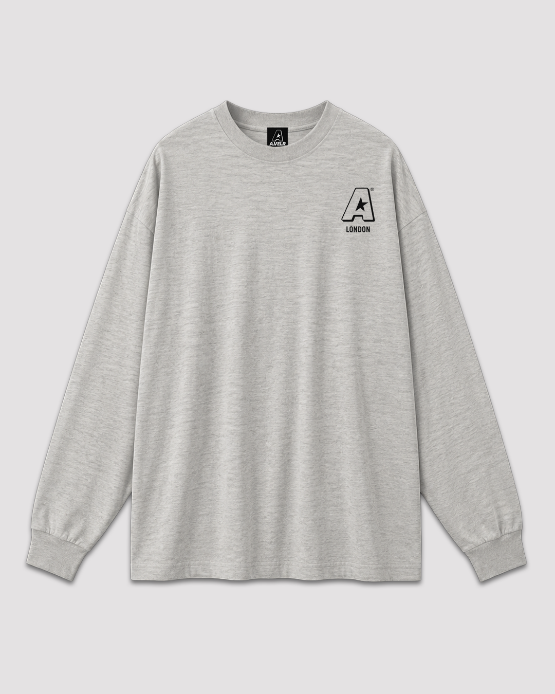 Classic A.VELR Long Sleeve T-Shirt Oversize A.305gr Gray