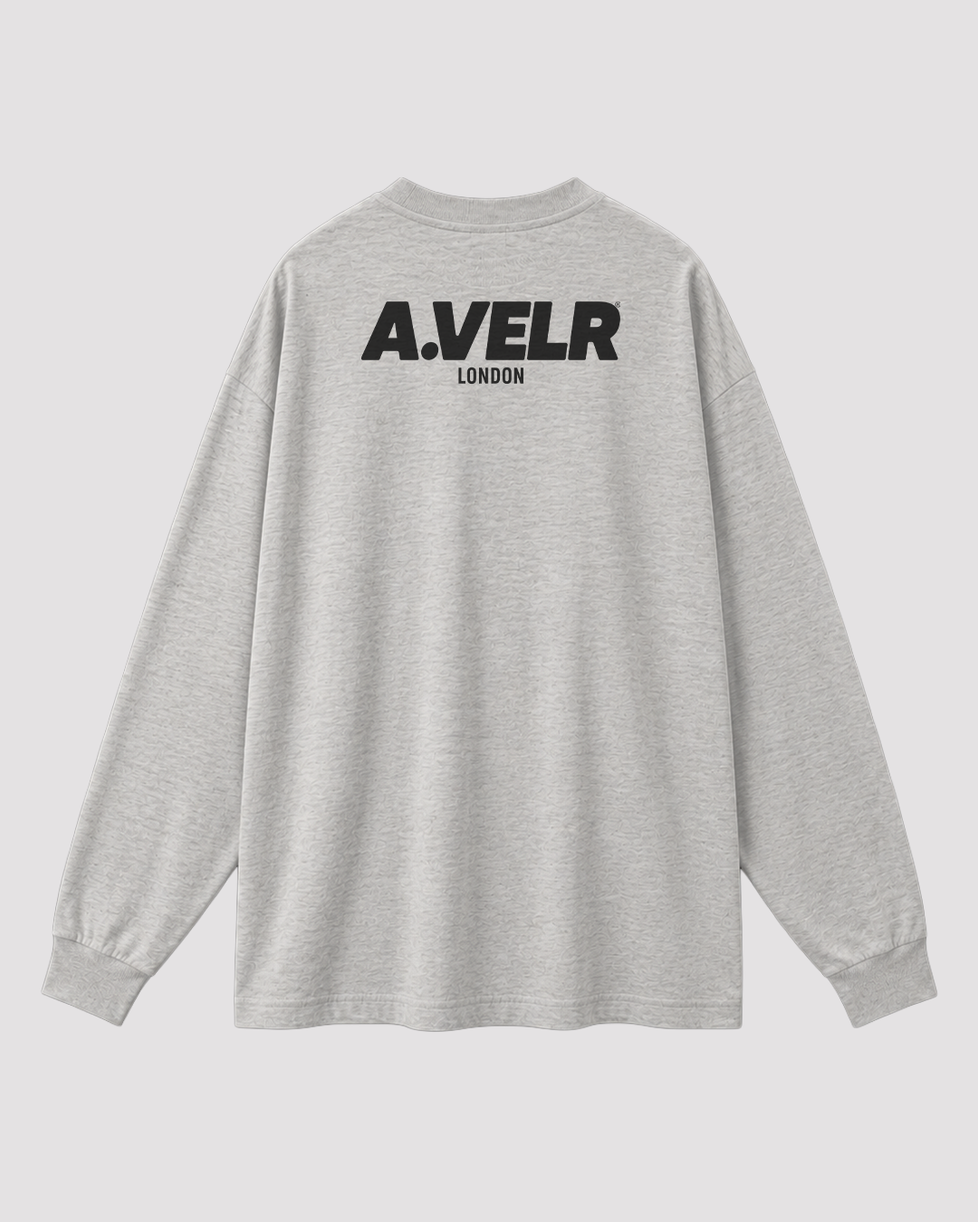 Classic A.VELR Long Sleeve T-Shirt Oversize A.305gr Gray