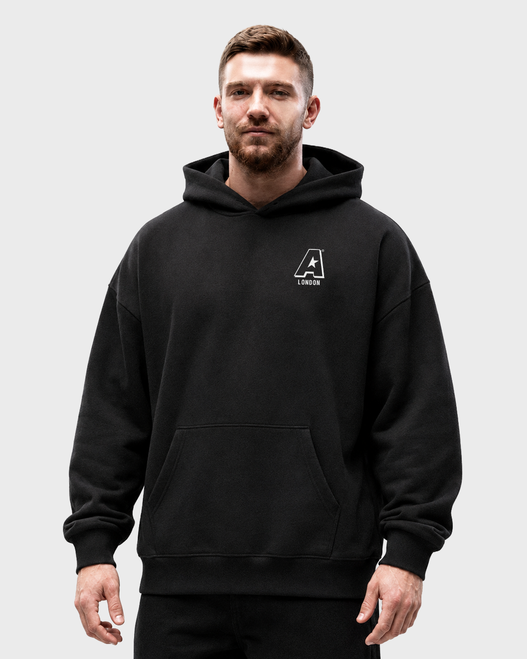 CLASSIC CORE Heavyweight Oversized Hoodie 430 g/m² Black