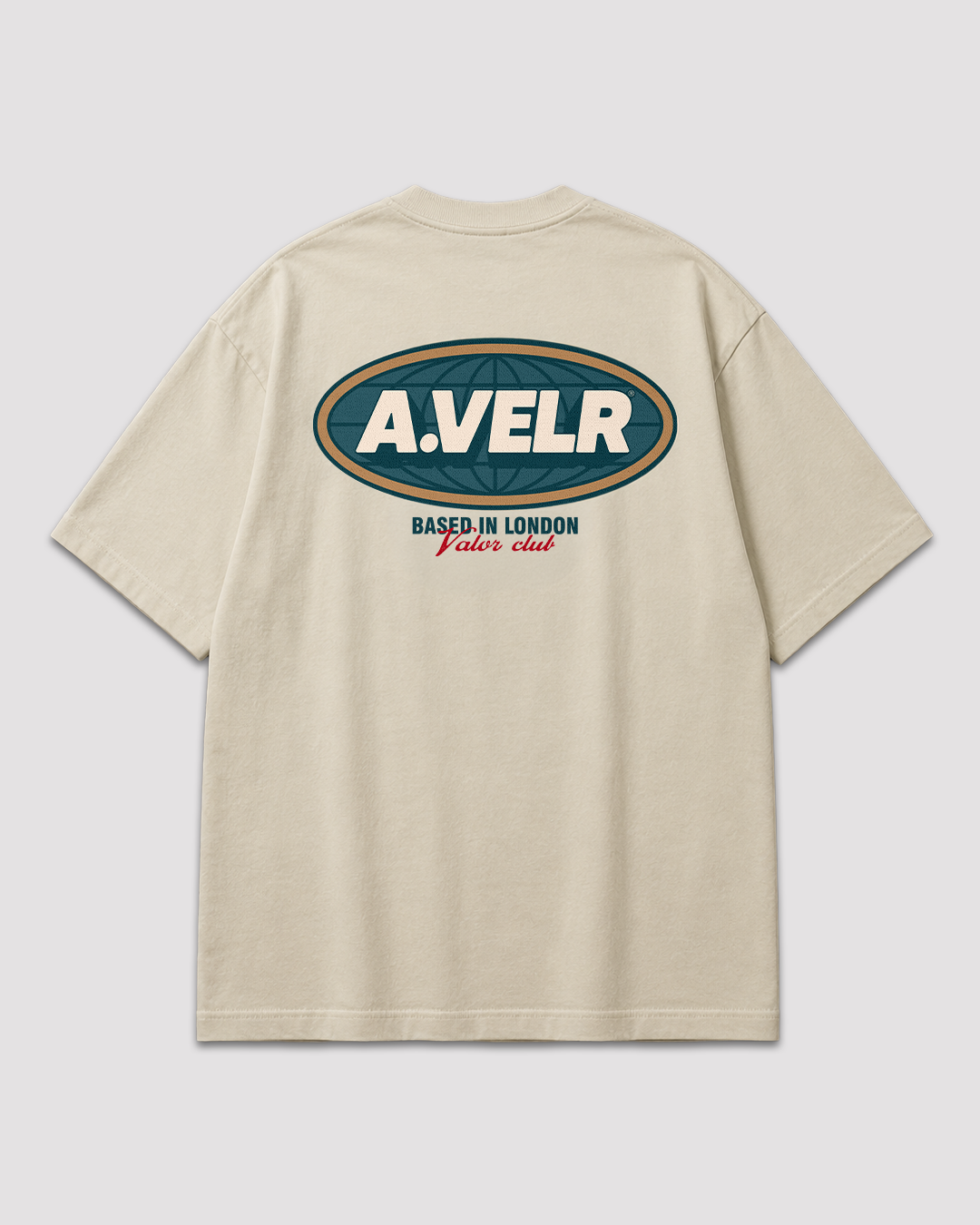 Globe A.230gr Loose T-Shirt Beige