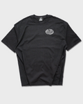 Old School Black Streetwear Loose Drop Shoulder T-Shirt