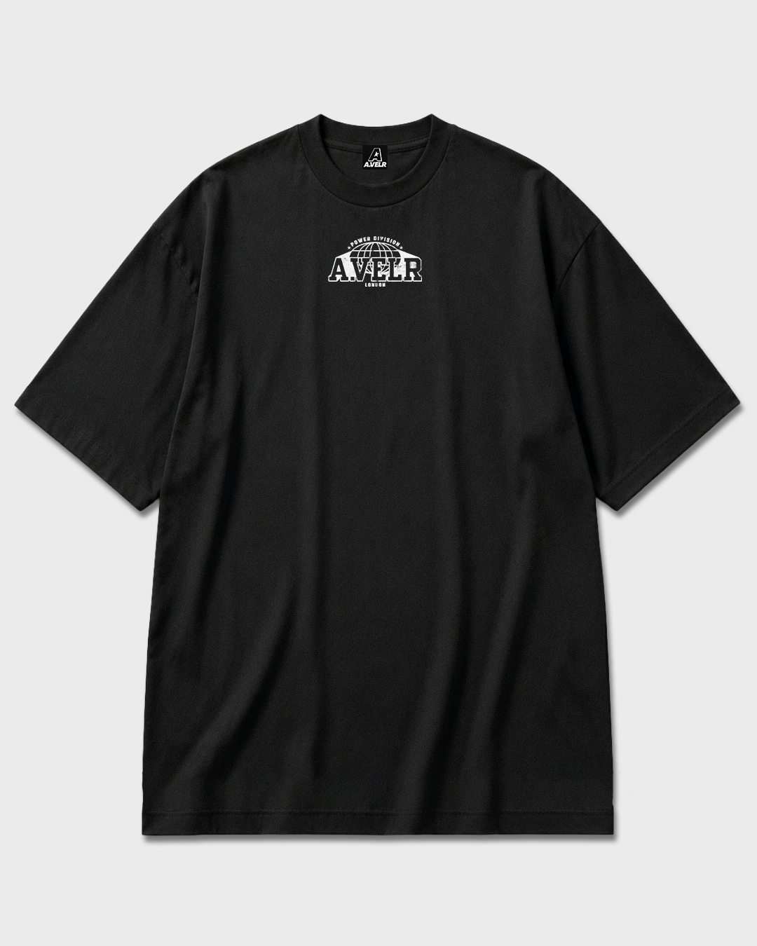 POWER DIVISION Oversized T-shirt 305 g/m² Black