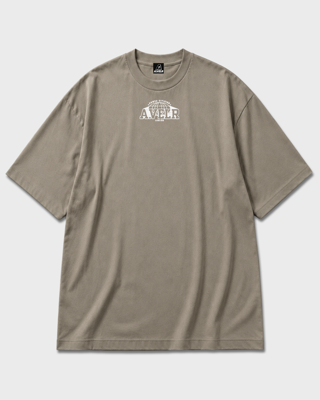 POWER DIVISION Oversized T-shirt 305 g/m² Gray Camel