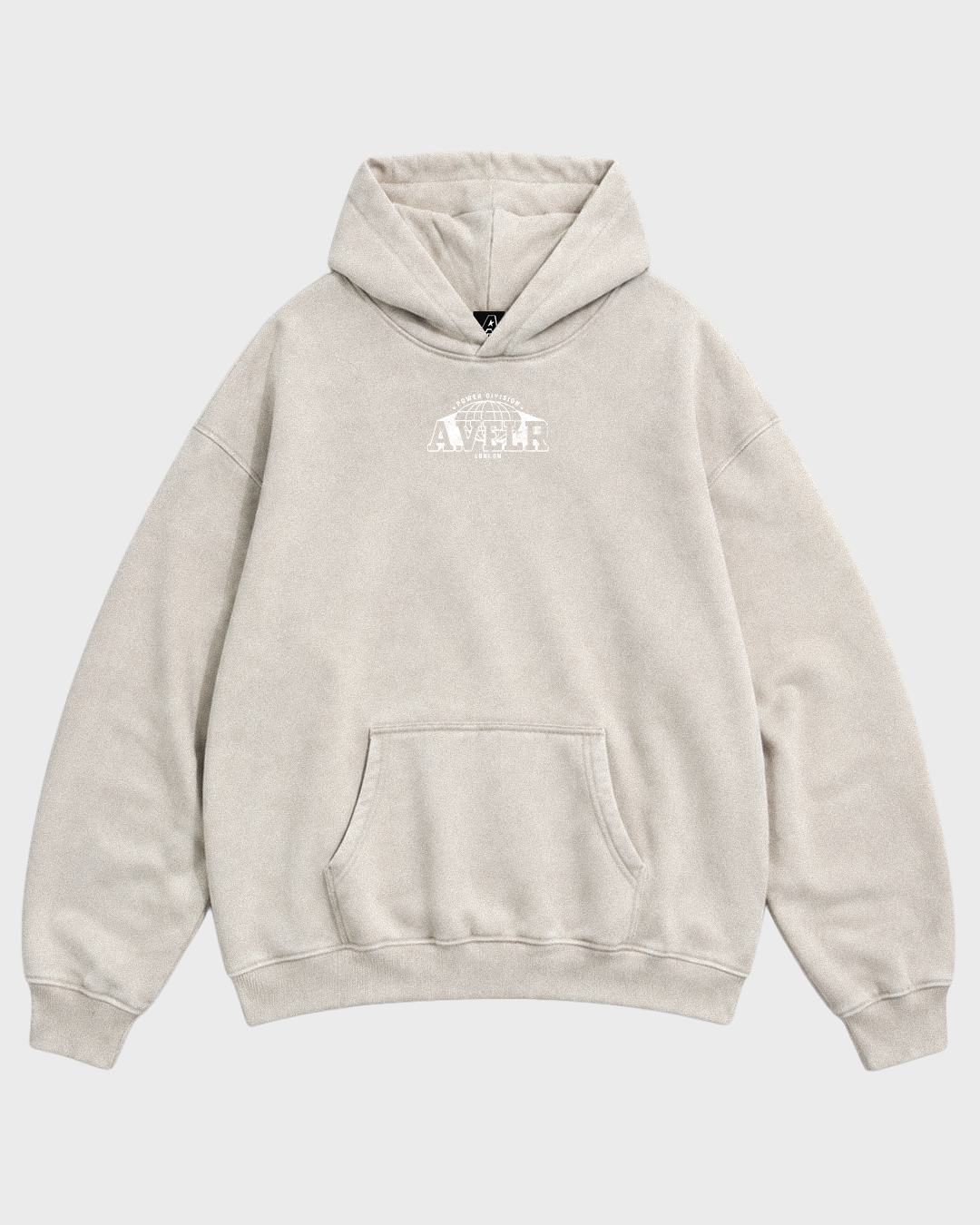 POWER DIVISION Snow Wash Oversized Hoodie 355 g/m²