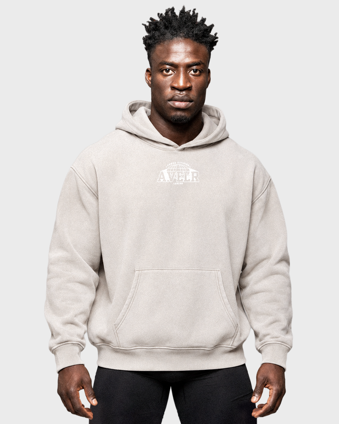 POWER DIVISION Snow Wash Oversized Hoodie 355 g/m²