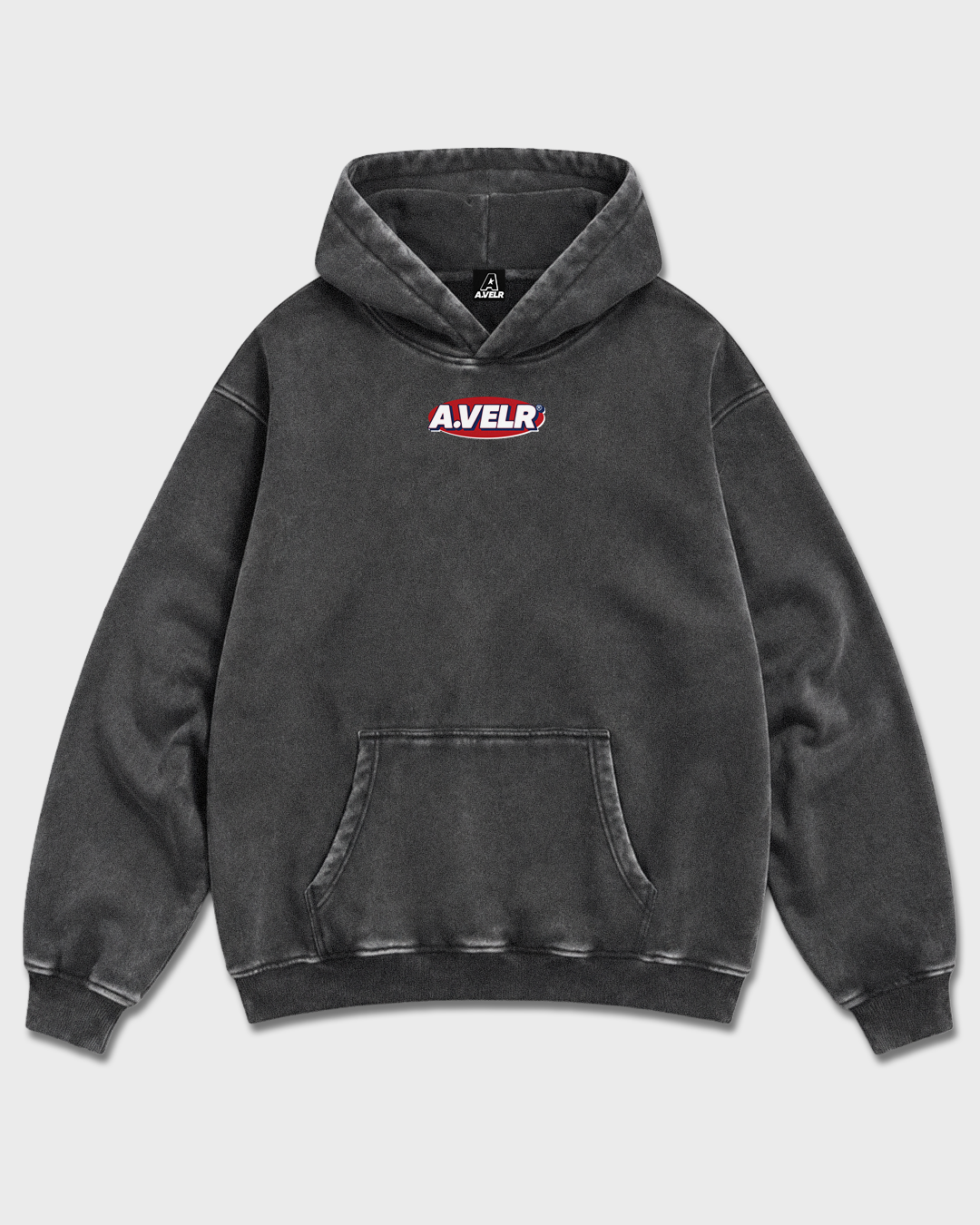 ROOTS Snow Wash Fleece Oversized Hoodie 355 g/m² Black