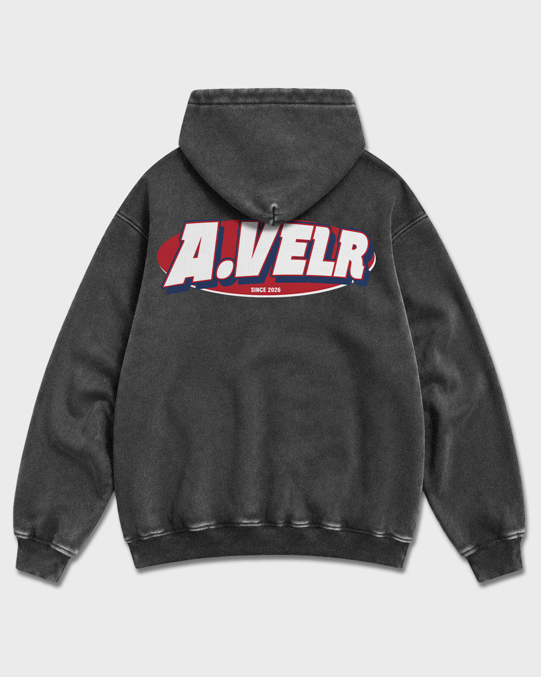 ROOTS Snow Wash Fleece Oversized Hoodie 355 g/m² Black