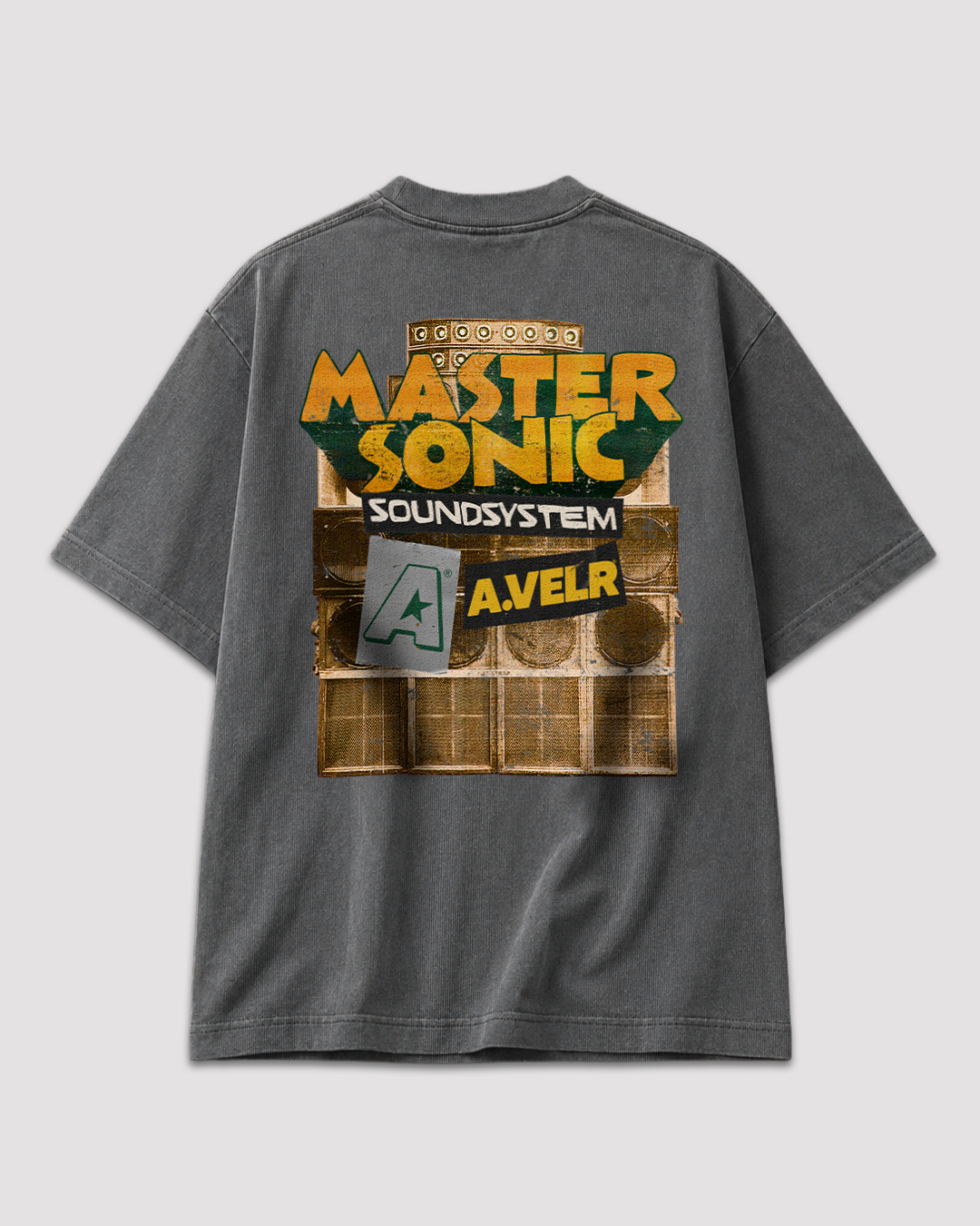 Master Sonic A.430gr Heavyweight T-shirt Dark Gray