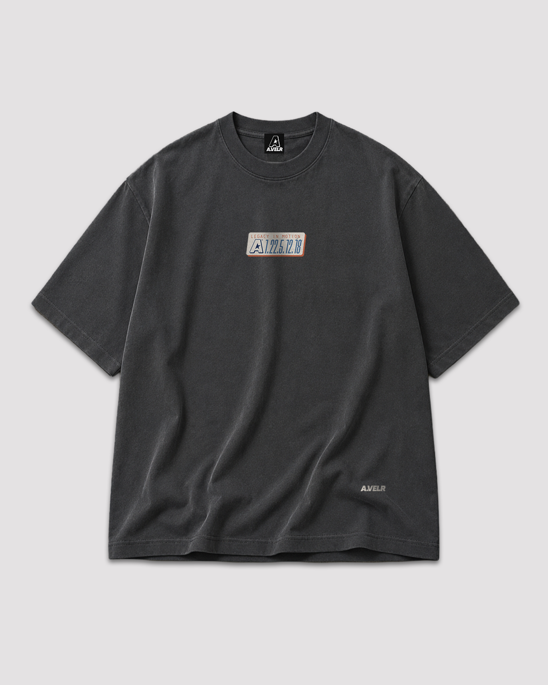 Valor Club A.305gr  Heavyweight T-shirt Carbon Gray