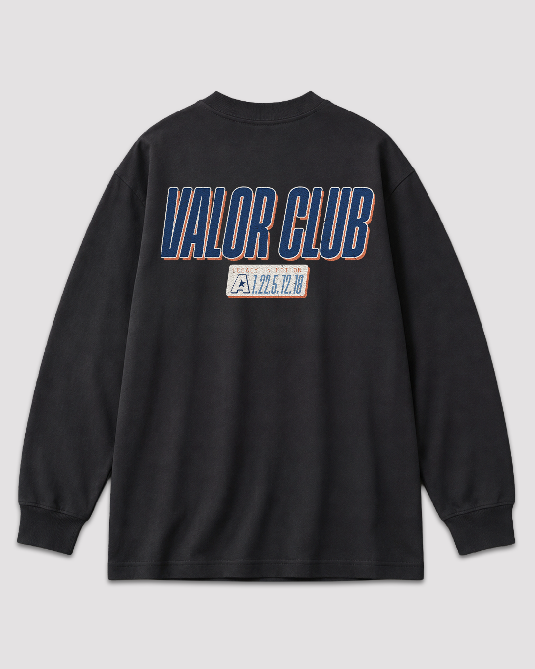 Valor Club A.280gr  Essential  Long-Sleeve Black