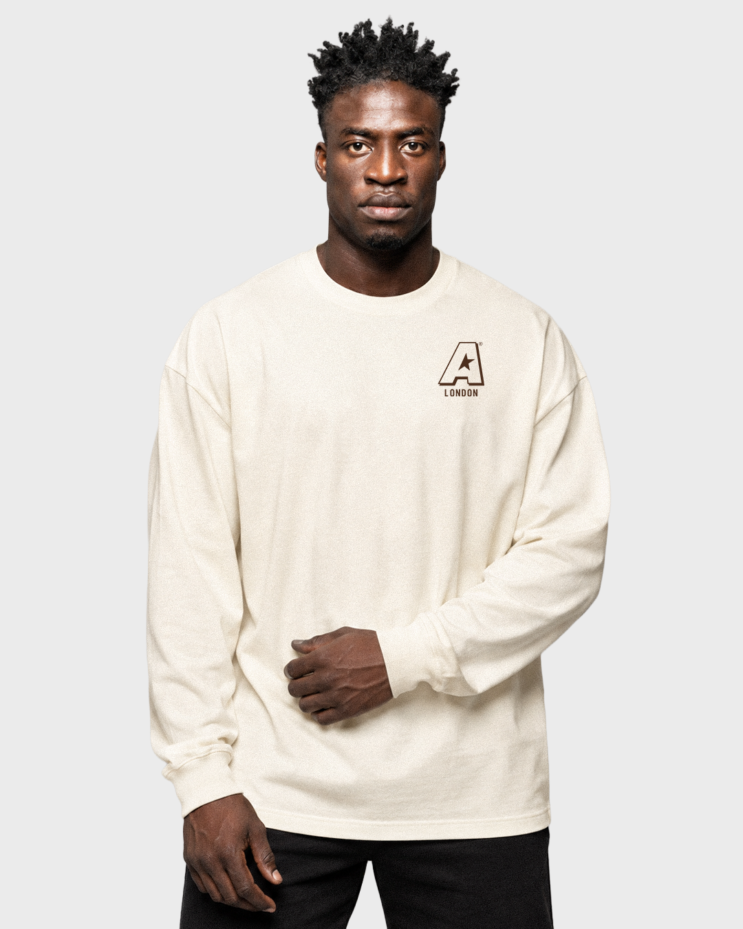 CLASSIC CORE Oversized Long Sleeve 305 g/m² Light Beige