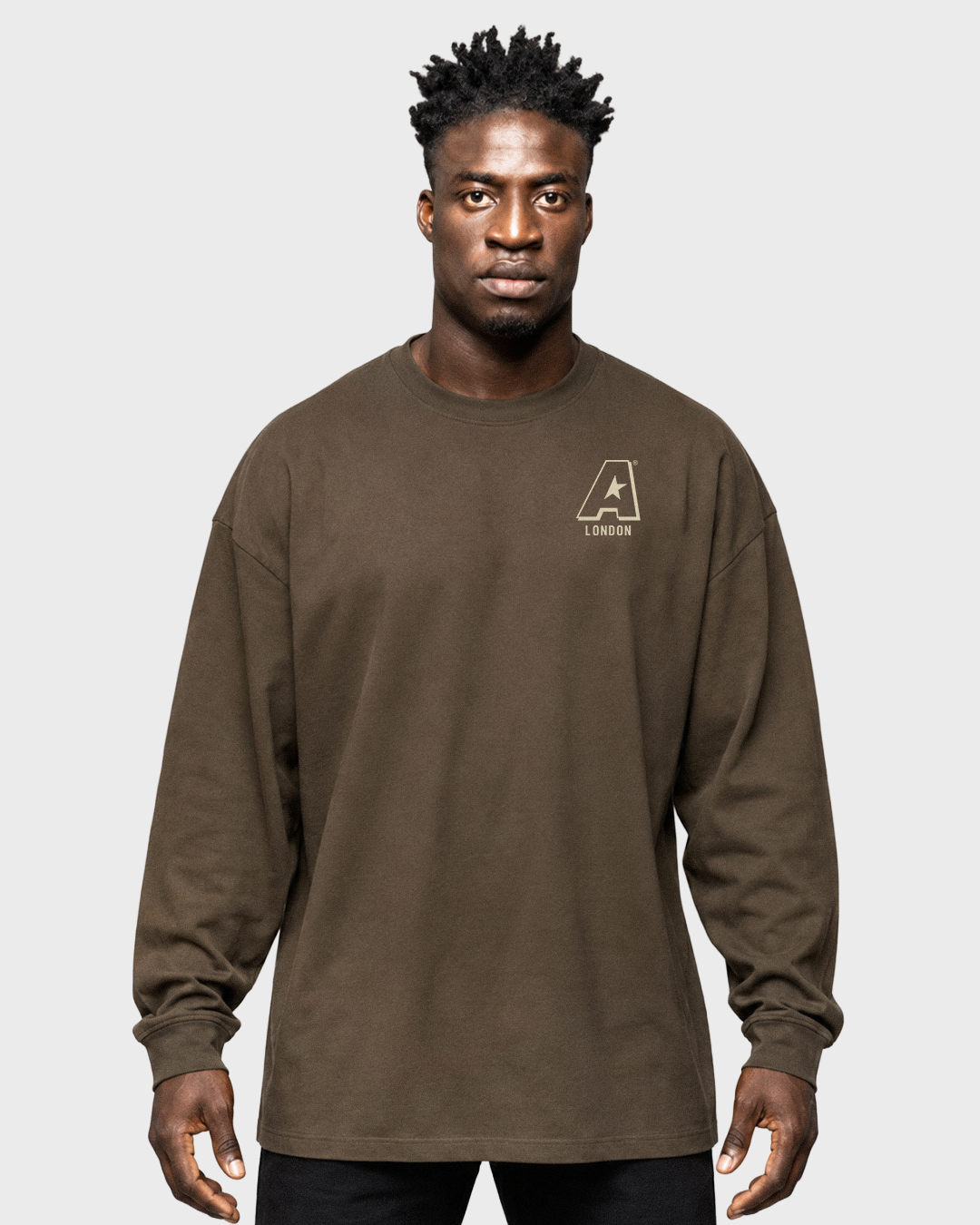 CLASSIC CORE Oversized Long Sleeve 305 g/m² Brown