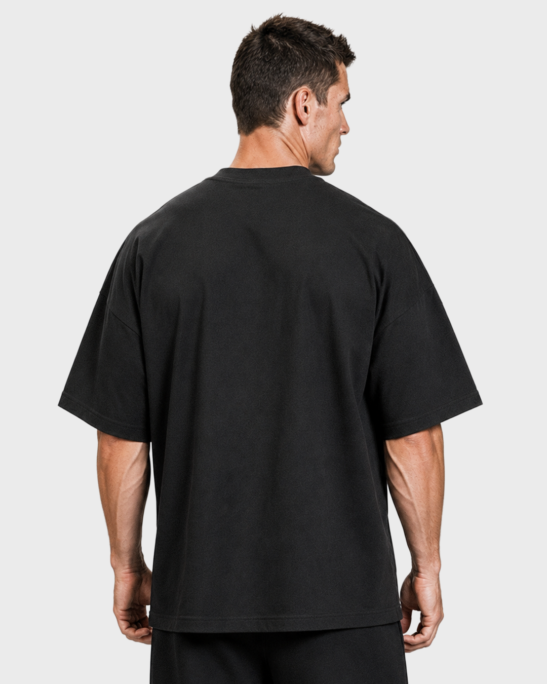 RETRO CLASSIC T-shirt Oversized Drop Shoulder 240 g/m² Black