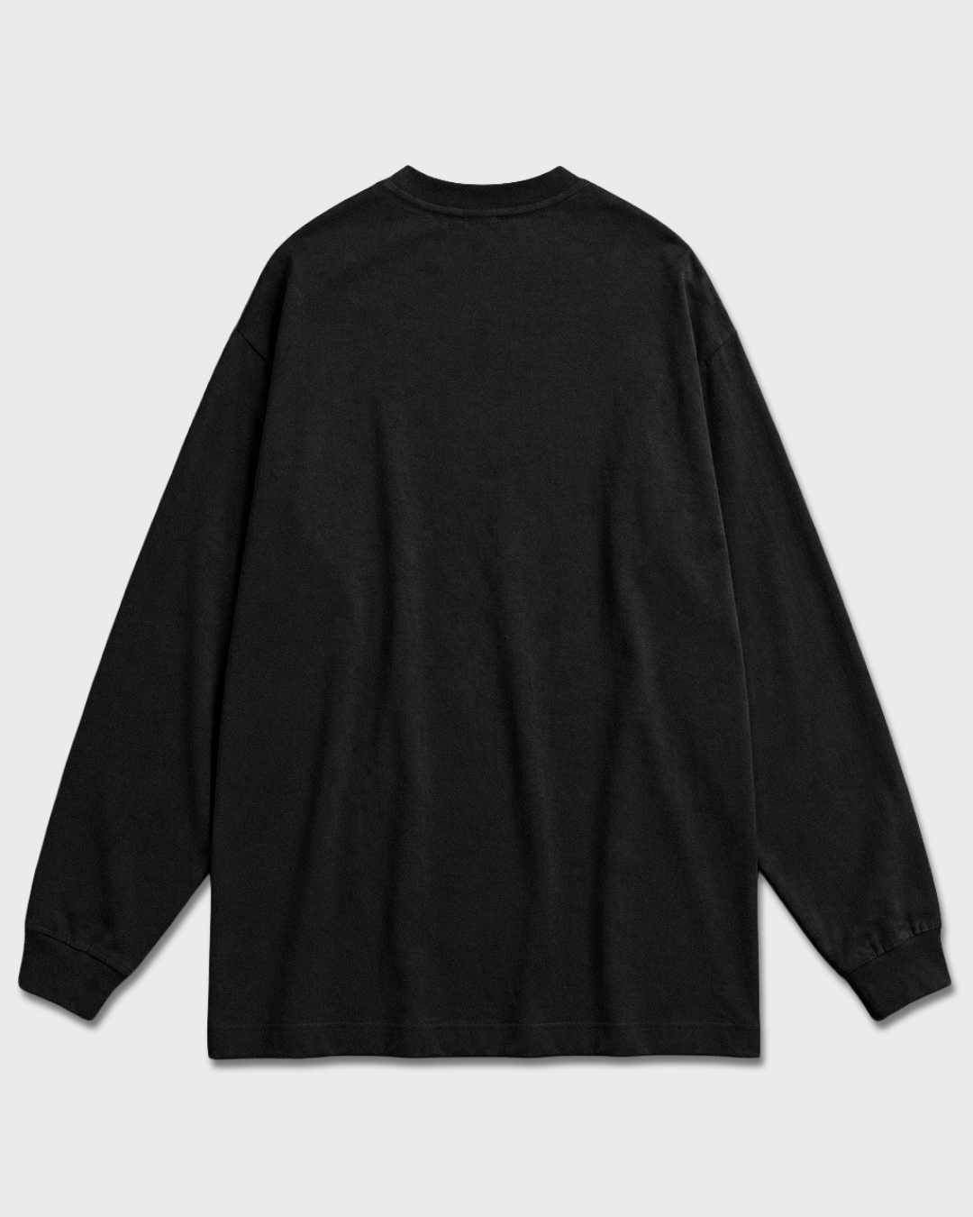 RETRO CLASSIC Long Sleeve T-Shirt Oversized 305 g/m² Black