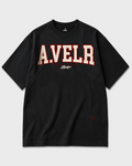 COLLEGE A T-shirt Oversized Drop Shoulder 240 g/m² Black